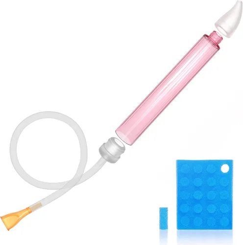 Miniatura 8 de Aspirador nasal para bebé con 24 filtros, succionador de nariz para bebé para niños pequeños, compatible con Dr. Noze Best NozeBot Aspirador nasal
