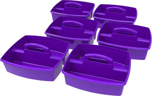Miniatura 27 de Storex, clasificador grande para manualidades para salón de clases con tazas, 13 x 11 x 6.575 pulgadas, verde, caja de 2 unidades (00983A02C)