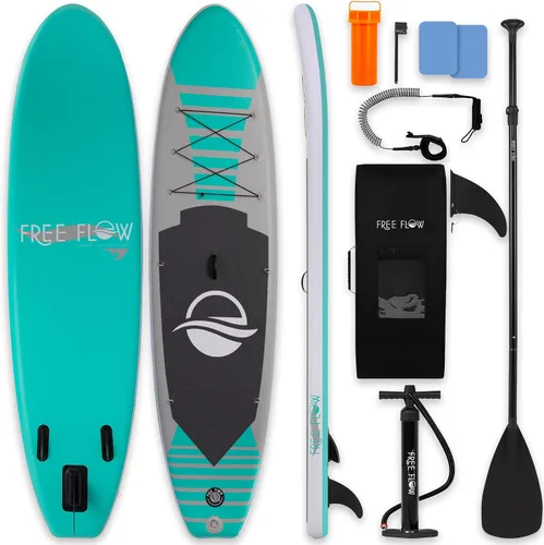 Miniatura 11 de SereneLife Tabla de remo inflable de 10 pies 6 pulgadas con accesorios de SUP de primera calidad, diseño amplio y estable con almohadilla