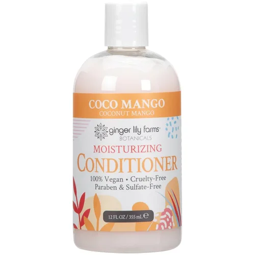 Miniatura 10 de Ginger Lily Farms Botanicals - Acondicionador hidratante para cabello seco, 100% vegano y libre de crueldad, aroma a pera de manzana, repuesto de 1