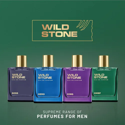 Miniatura 8 de Wild Stone Chief Eau De Parfum 3.38oz, 3.4 fl oz Perfume EDP de lujo para hombres Fragancia intensa de larga duración 100% aroma líquido