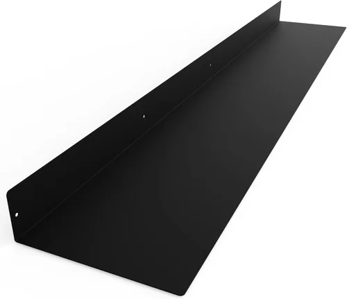 Miniatura 23 de Estante Flotante Lineal Hecho en EE.UU. - Acero Forjado Fabricado en EE.UU. - Estante Industrial de Metal de Servicio Pesado Montado en Pared