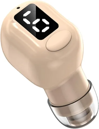 Auriculares Bluetooth invisibles individuales para el trabajo, pequeños auriculares ocultos para el trabajo, pequeños auriculares para dormir, mini