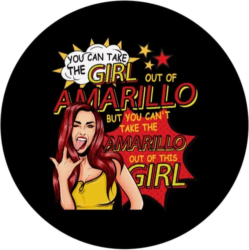 Miniatura 3 de Retro Girl From Amarillo - Comic Style - Amarillo Girl PopSockets Swappable PopGrip