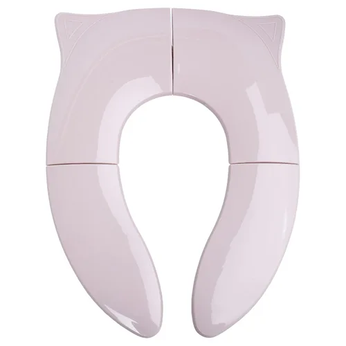 Miniatura 6 de THREE LITTLE TOTS - Asiento portátil moderno y seguro, asiento de entrenamiento plegable de viaje rosa rubor para niñas y niños, se adapta a