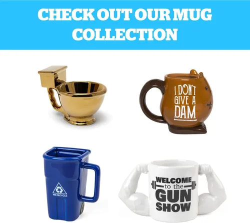 Miniatura 6 de BigMouth Inc Taza de Café con Chispitas de Dona, Divertida Taza Novedosa con Forma de Dona, Regalo Divertido para Amantes de los Postres, Cerámica
