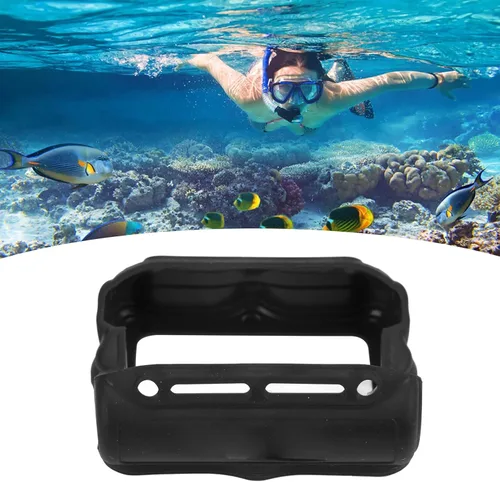 Miniatura 2 de Astibym Cubierta protectora de silicona de buceo, para Shearwater Perdix Ai Sa Reloj de computadora de buceo (negro)