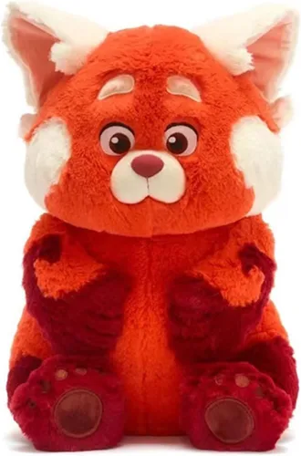Beita Juguete de peluche rojo, muñeca de panda Meilin roja, nueva almohada de peluche para niños y fanáticos, fiesta de cumpleaños y regalo de