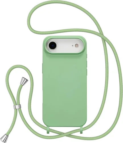 Miniatura 36 de ZTOFERA Funda Crossbody para iPhone 15 Pro con Correa de Cordón Ajustable, Funda Suave de Silicona Líquida para iPhone 15 Pro 6.1 pulgadas - Rosa