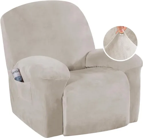 Miniatura 30 de H.VERSAILTEX 1 Pieza Funda para Sillón Reclinable de Terciopelo Fundas Deslizantes para Sillón Reclinable Fundas Deslizantes para Sillón Reclinable