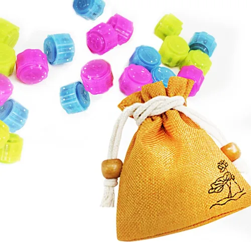 _Gonggi Konggi Gong Gi Korean Jacks Jack Stone Game 15 piezas | Niños adultos | Juego cerebral una bolsa de la suerte