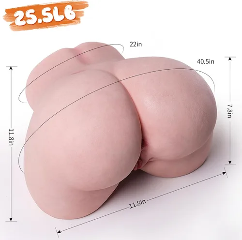 Miniatura 7 de Muñeca sexual de silicona para hombres, masturbadores masculinos, muñeca sexual realista de torso, culo, glúteos, juguete sexual para adultos