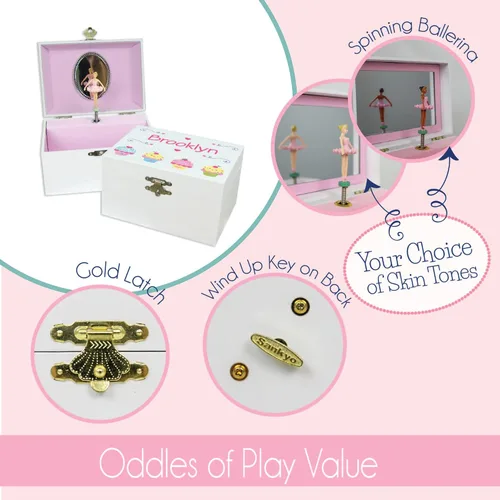 Miniatura 6 de MyBambino - Joyero musical personalizado de castillo de invierno