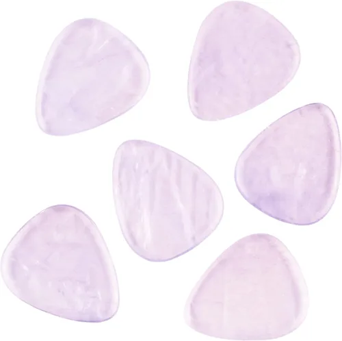 Miniatura 5 de Púa de guitarra o bajo de Obsidiana de Caoba en vidrio volcánico - 3.0 mm de calibre ultra pesado - Forma 351 - Púa exótica artesanal de gema