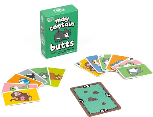 Miniatura 9 de Professor PUZZLE Puede contener traseros - Carrera para reaccionar en este juego de cartas de ritmo rápido de emparejar traseros!
