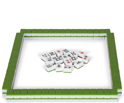 Miniatura 2 de YMI chino Mahjong Juego Set profesional – Estándar Verde
