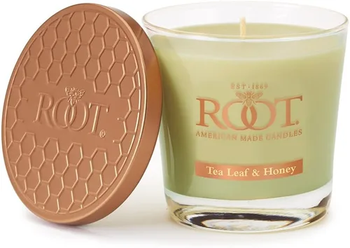 Miniatura 29 de Root Candles Velas perfumadas de cera de abeja Veriglass Premium, hechas a mano, mezcla de cera de abeja en panal, tamaño grande, vainilla francesa
