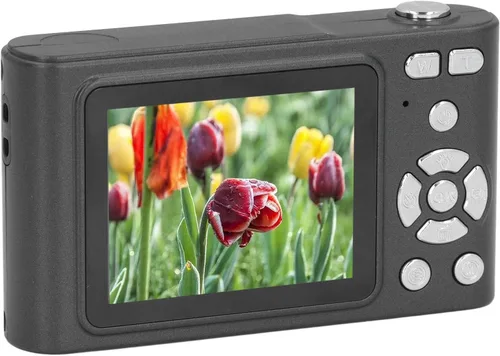 Miniatura 8 de Cámara digital HD Vintage 4K 2.4in 48MP 16X Zoom sin vibración para fotografía, grabación de video, viajes (negro)