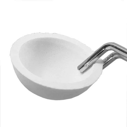 Miniatura 5 de LTKJ - 2 platos para fundir, 5.29 oz, color dorado y plata de fusión + pinzas de crisol de 9.8 in