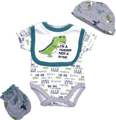 Miniatura 3 de Reborn Baby Dolls Ropa de niño de 22 pulgadas Accesorios de traje de dinosaurio 5 piezas Set Fit 20-22 pulgadas Bebé recién nacido muñeca ropa bebé