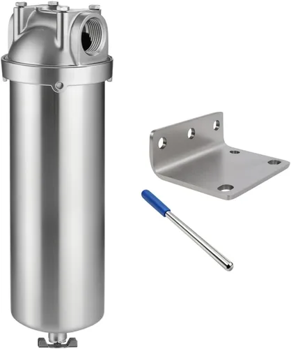 NSF/ANSI 42 carcasa de filtro de agua para toda la casa, sistema de filtro de agua de sedimentos de 10 x 2.5 pulgadas para agua resistente, pozo y