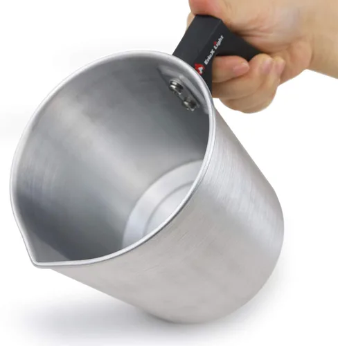 Miniatura 4 de EricX Light - Olla para hacer velas, 2 libras, olla de cera de doble caldera, boquilla de verter sin goteo y mango resistente al calor, diseño