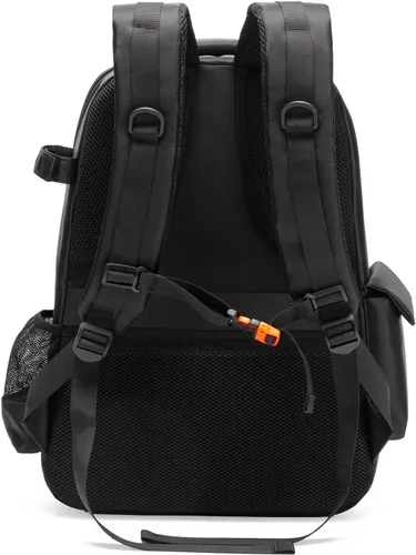 Miniatura 5 de Mochila rígida portátil a prueba de golpes para DJI FPV Combo Dron, control remoto, baterías, bolsa FPV con cremallera YKK (gris metálico)