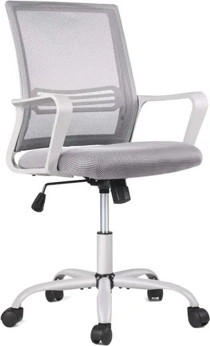 Silla de oficina ergonómica de malla, silla de escritorio para computadora, sillas ejecutivas de oficina en casa con soporte lumbar, reposabrazos