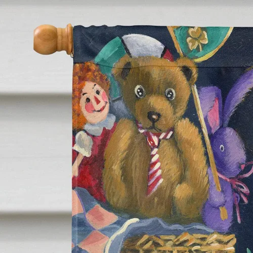 Miniatura 450 de Caroline's Treasures PPP3090GF - Bandera decorativa para jardín de bulldog inglés y otoño, para exteriores, patio, flores, tamaño de jardín