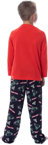 Miniatura 2 de INTIMO Monster Jam Grave Digger - Pijama raglán para niño, camisa y pantalones