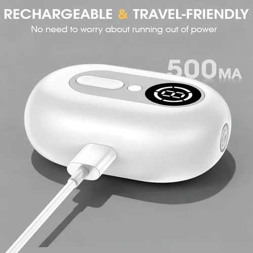 Miniatura 6 de Cortaúñas eléctrico 4 en 1 para personas mayores y bebés, recortadora recargable por USB con 2 velocidades, cubierta magnética y colector