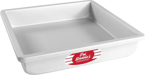 Miniatura 22 de Fat Daddio's PSQ-442 - Molde cuadrado de aluminio anodizado para tartas, 4 x 2 pulgadas