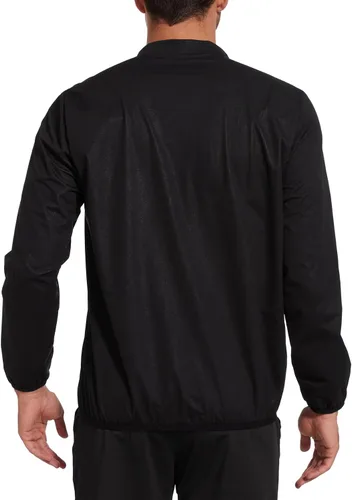 Miniatura 2 de NINGMI - Traje de sauna para hombre, chaqueta de sudor, camisa transpirable de manga larga, trajes de entrenamiento con cremallera, ejercicio