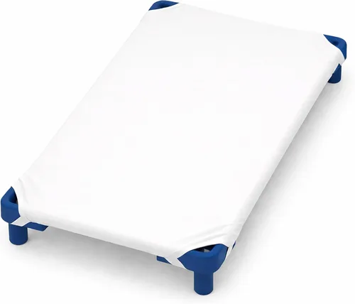 Miniatura 18 de Paquete de 6 sábanas para cuna preescolar para guardería, tela de mezcla de poliéster con esquinas elásticas para cunas que se adaptan a 22 x 40