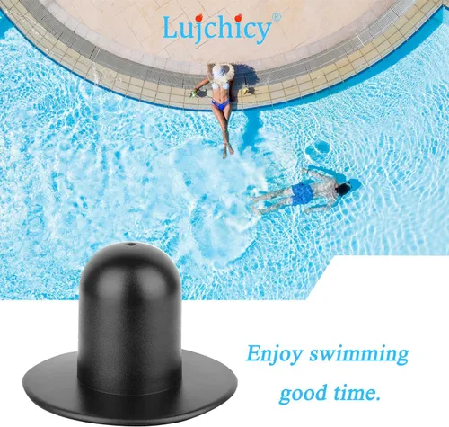 Miniatura 5 de Tapón de enchufe de pared para bomba de piscina, filtro de repuesto para piscinas Bestway e Intex, tapón de pared (negro)