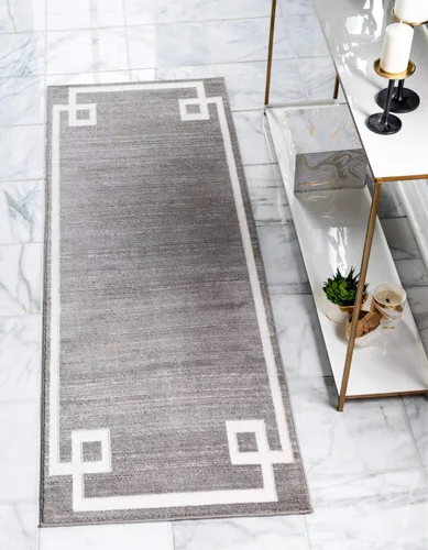 Miniatura 53 de Unique Loom Colección Uptown de Jill Zarin - Alfombra moderna con textura de estilo griego, color beige (1.25 x 1.85 m)