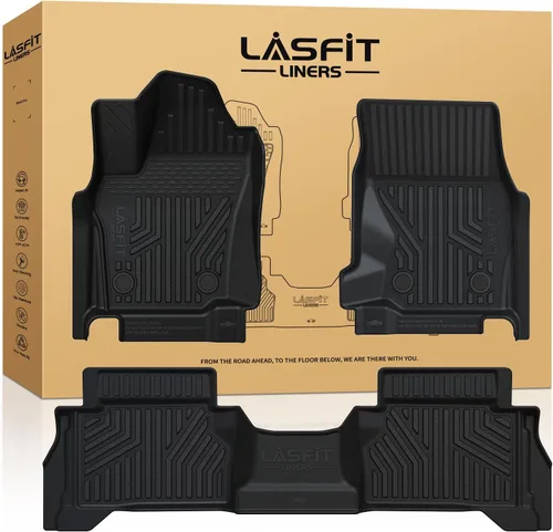 Miniatura 29 de LASFIT Alfombrillas de piso para Toyota Tacoma 2008-2011 Cabina de Acceso Transmisión Automática, Forro de Piso de Ajuste Personalizado para Todo