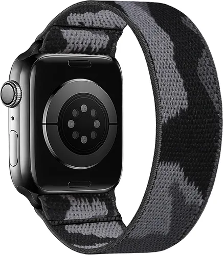Miniatura 6 de Correas elásticas Solo Loop compatibles con Apple Watch de 38mm 40mm 41mm, trenzadas, de nailon, para mujeres y hombres, para iWatch Series