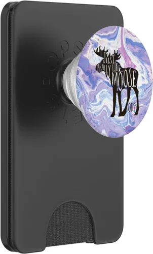 Miniatura 7 de Moose Popsocket azul blanco morado mármol camping regalos – PopSockets agarre y soporte para teléfonos y tabletas