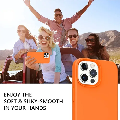 Miniatura 454 de GUAGUA Funda compatible con iPhone 17 Pro Max de 6.9 pulgadas, silicona líquida, goma de gel suave, delgada, forro de microfibra delgada