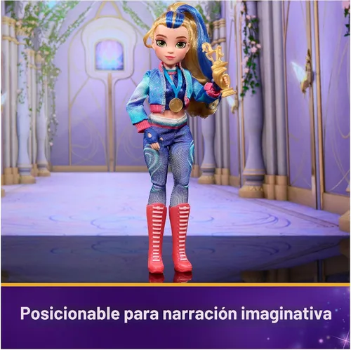 Miniatura 4 de Unicorn Academy, Power of Friendship - Muñeca Isabel con trofeo, medalla y 5 conjuntos de ropa, 9.5 pulgadas, muñecas y juguetes de unicornio