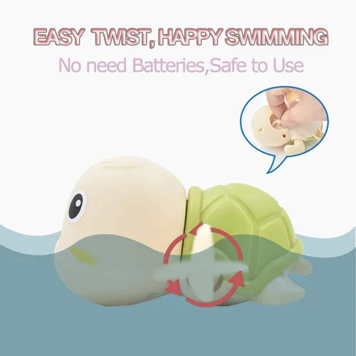 Miniatura 6 de Juguetes de baño para bebés, juguetes de tina de tortuga, juguete para bebés de 6 a 12 meses, tortugas flotantes para niños y niñas, baby shower