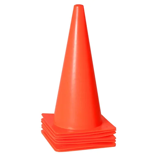 Miniatura 9 de Conos deportivos de entrenamiento de tráfico de 12 pulgadas, [paquete de 10] conos de seguridad naranjas, conos de baloncesto de fútbol