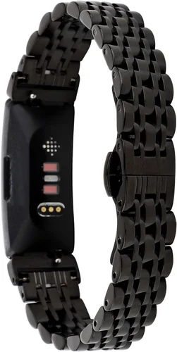 Miniatura 3 de Metal Bracelet Compatible with Fitbit Inspire/Inspire HR/Inspire 2 Bands, Stainless Steel Replacement Strap Wristband Accessories for Inspire