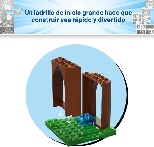 Miniatura 3 de LEGO Marvel Spidey y Sus Amigos Asombrosos, Spidey y la Batalla del Raptor de Gobby en la Casa del Árbol HQ - Juguete de Construcción de Dinosaurios
