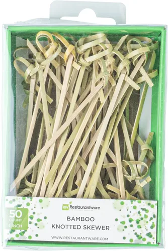 Miniatura 7 de Restaurantware Púas de madera de 3.5 pulgadas, 500 mini tenedores de cóctel de madera, dos púas de bambú resistentes para fiestas o catering
