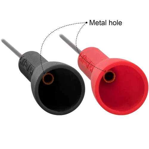 Miniatura 3 de ANCIRS sondas de prueba de aguja de 6.6 ft m, prueba no destructiva del multímetro 600V/10A para Fluke conduce tl71 tl75