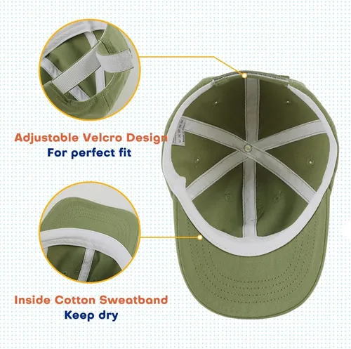Miniatura 29 de Peecabe Gorra de béisbol para niños pequeños, unisex, de algodón, ajustable, para bebés, niños, gorra de béisbol para niñas de 1 a 5 años