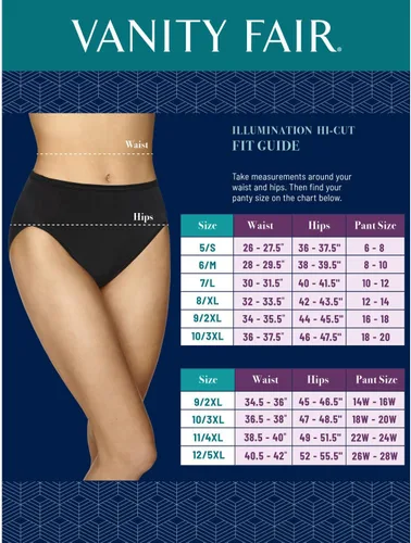 Miniatura 4 de Vanity Fair Bragas de corte alto Illumination para mujer (talla regular y grande)