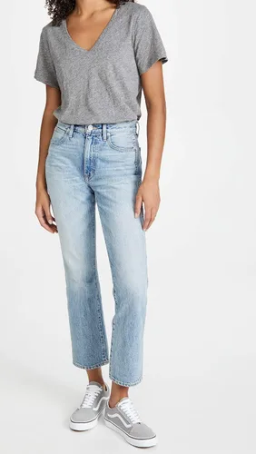 Miniatura 5 de Madewell Camiseta de algodón con cuello en V para mujer
